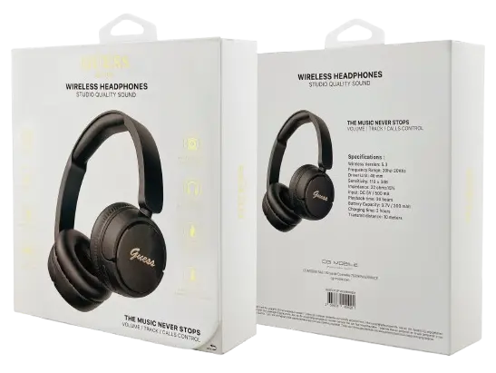 GUESS AURICULAR BLUETOOTH SCRIPT NEGRO (3).webp