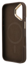 GUESS CARCASA MAGSAFE 4G TRIANGLE SOPORTE CAMARA IPHONE 16 MARRON