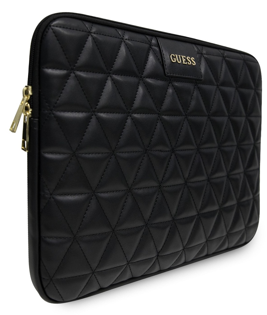 GUESS FUNDA QUILTED PORTATILES 13"-14" NEGRO