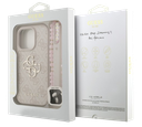 GUESS CARCASA 4G STRAP IPHONE 16 PRO MAX ROSA