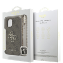 GUESS CARCASA 4G STRAP IPHONE 14 MARRON