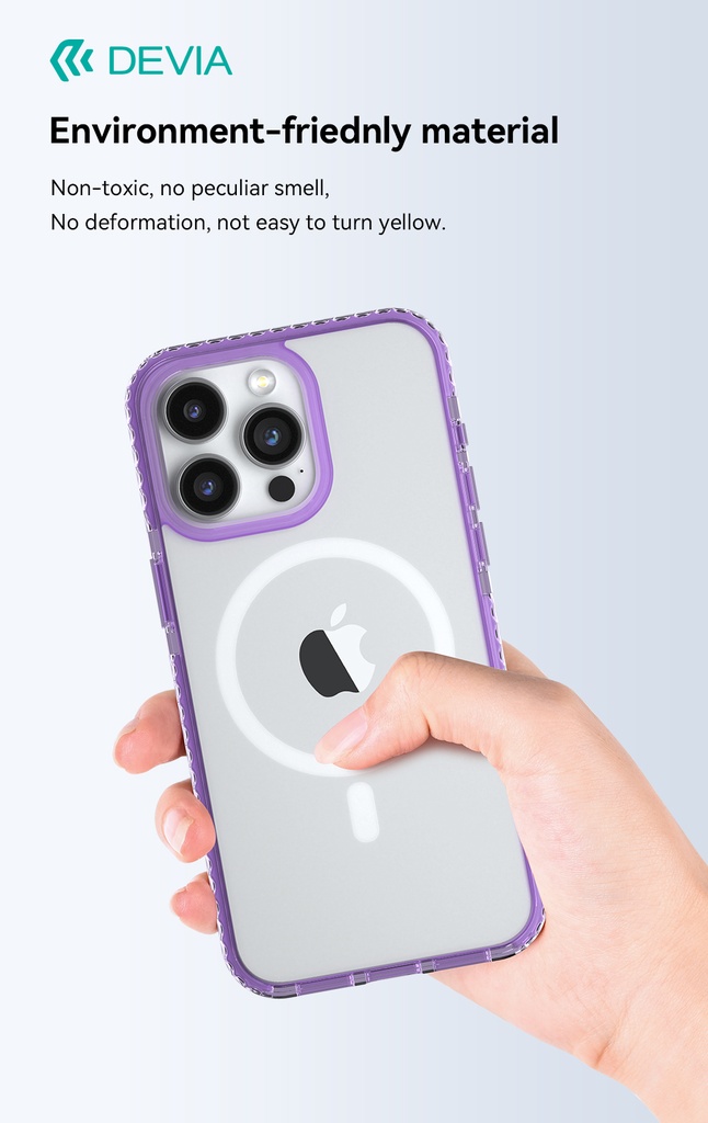 DEVIA CARCASA GUARDIAN MAGSAFE IPHONE 15 PLUS ROSA