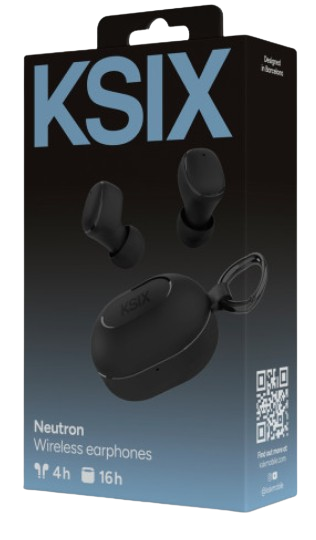 KSIX AURICULARES NEUTRON BUDS NEGRO