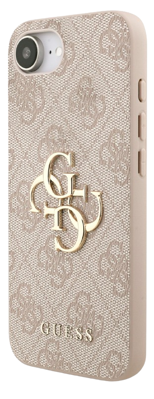 GUESS CARCASA 4G STRAP IPHONE 16 PRO MAX ROSA