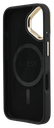 GUESS CARCASA MAGSAFE 4G TRIANGLE SOPORTE CAMARA IPHONE 16 NEGRO
