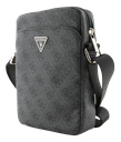 GUESS BANDOLERA 8" 4G TRIANGLE LOGO GRIS