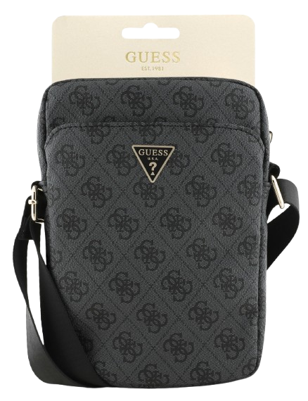 GUESS BANDOLERA 8" 4G TRIANGLE LOGO GRIS