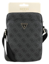 GUESS BANDOLERA 8" 4G TRIANGLE LOGO GRIS