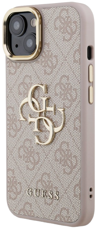 GUESS CARCASA 4G SOPORTE CAMARA IPHONE 14 ROSA