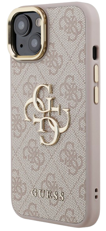 GUESS CARCASA 4G SOPORTE CAMARA IPHONE 13 ROSA