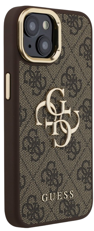 GUESS CARCASA 4G SOPORTE CAMARA IPHONE 14 MARRON
