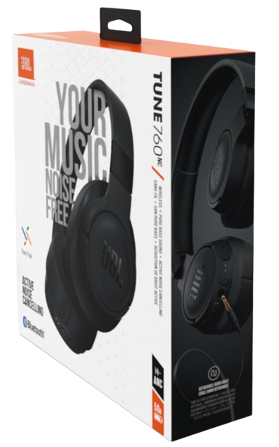 JBL AURICULAR BLUETOOTH TUNE 760NC NEGRO