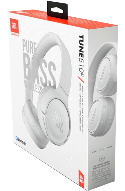 JBL AURICULAR BLUETOOTH TUNE 510BT BLANCO