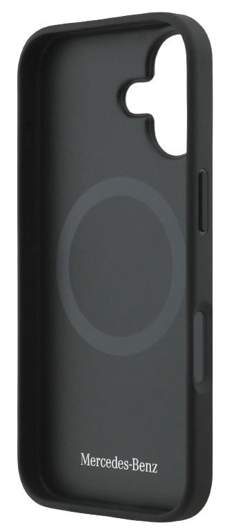 MERCEDES BENZ CARCASA MAGSAFE LEAVES IPHONE 17 NEGRO