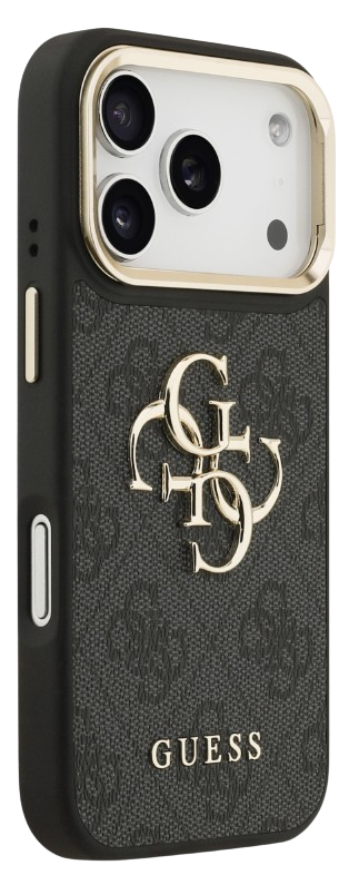 GUESS CARCASA 4G SOPORTE CAMARA IPHONE 17 PRO NEGRO
