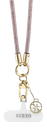 GUESS COLGANTE CHARM RHINESTONE ROSA