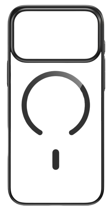 DEVIA CARCASA GLIMMER MAGSAFE IPHONE 17 PRO NEGRO