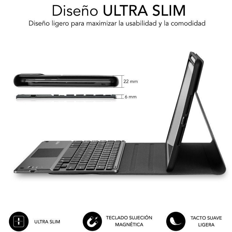SUBBLIM FUNDA TECLADO RETROILUMINADO IPAD 10.9 (10 GEN)