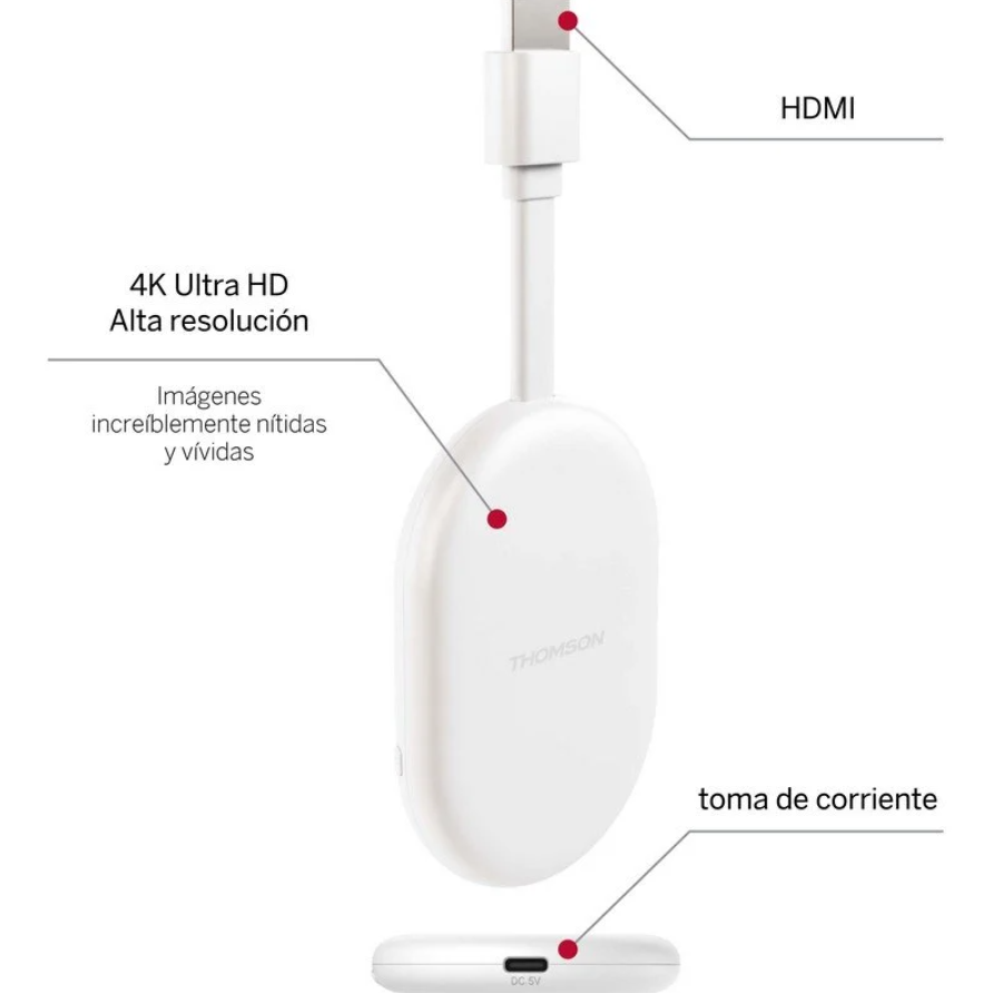 THOMSON GO CAST 4K (GOOGLE TV)