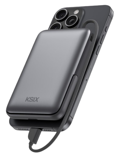 KSIX BATERIA AUXILIAR 20000mAh / PD 22,5W / USBc + LIGHTNING (copia)