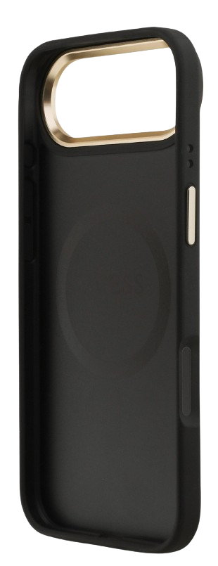 GUESS CARCASA MAGSAFE PEONY IPHONE 17 PLUS NEGRO