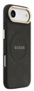 GUESS CARCASA MAGSAFE PEONY IPHONE 17 PLUS NEGRO