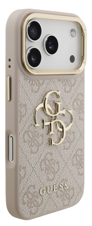 GUESS CARCASA 4G SOPORTE CAMARA IPHONE 17 PRO MAX ROSA