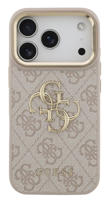 GUESS CARCASA 4G SOPORTE CAMARA IPHONE 17 PRO MAX ROSA