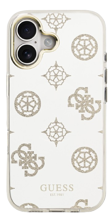 GUESS CARCASA MAGSAFE MIRROR GLITTER IPHONE 17 DORADO