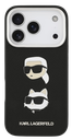 KARL LAGERFELD CARCASA GRAINED K&C HEADS IPHONE 17 PRO NEGRO