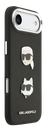 KARL LAGERFELD CARCASA GRAINED K&C HEADS IPHONE AIR NEGRO