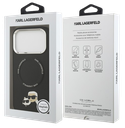 KARL LAGERFELD CARCASA MAGSAFE K&C PINS IPHONE 17 PRO MAX NEGRO