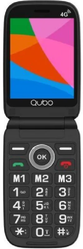 [XD3404G] QUBO TELEFONO MOVIL X-D340 4G NEGRO.webp