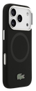 LACOSTE CARCASA MAGSAFE SILICONE CROC IPHONE 17 PRO NEGRO