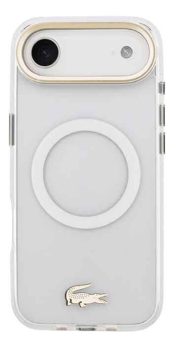LACOSTE CARCASA MAGSAFE SHOCKPROOF IPHONE AIR DORADO/BLANCO