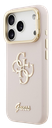 GUESS CARCASA GRAINED 4G SOPORTE CAMARA IPHONE 17 PRO ROSA