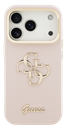 GUESS CARCASA GRAINED 4G SOPORTE CAMARA IPHONE 17 PRO ROSA