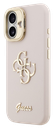 GUESS CARCASA GRAINED 4G SOPORTE CAMARA IPHONE 17 ROSA