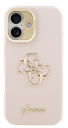 GUESS CARCASA GRAINED 4G SOPORTE CAMARA IPHONE 17 ROSA