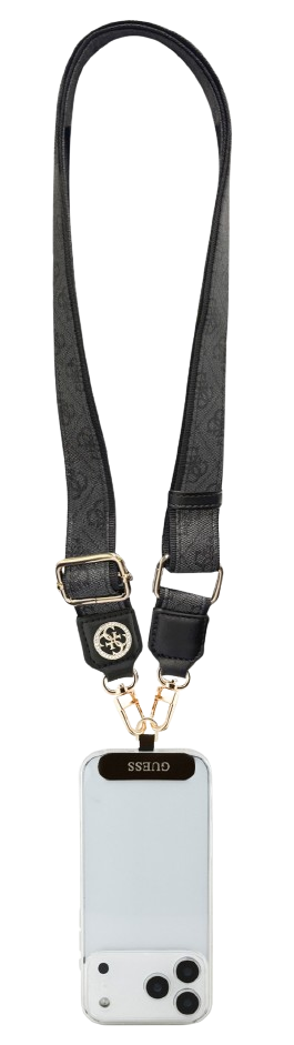 GUESS COLGANTE UNIVERSAL 4G STRASS NEGRO