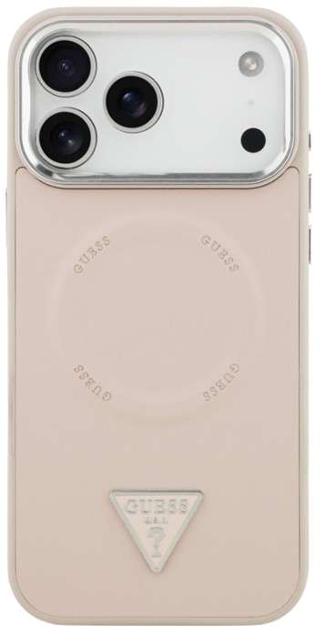 GUESS CARCASA MAGSAFE TRIANGLE IPHONE 17 PRO MAX ROSA