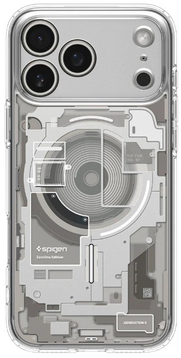 SPIGEN CARCASA ULTRA HYBRID MAGSAFE IPHONE 17 PRO BLANCO