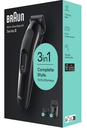 BRAUN CORTABARBAS 3 EN 1 / CON BATERIA / 2 ACCESORIOS