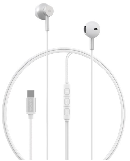 DEVIA AURICULAR SMART METAL M2 TIPO C PLATA(copia)