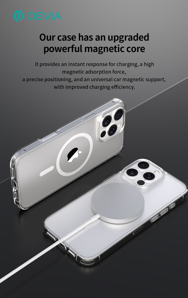 DEVIA CARCASA MAGNETIC SHOCKPROOF IPHONE 16 PRO
