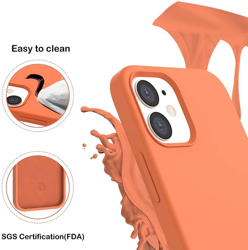 DEVIA carcasa NATURE iphone 13 PRO MAX NARANJA