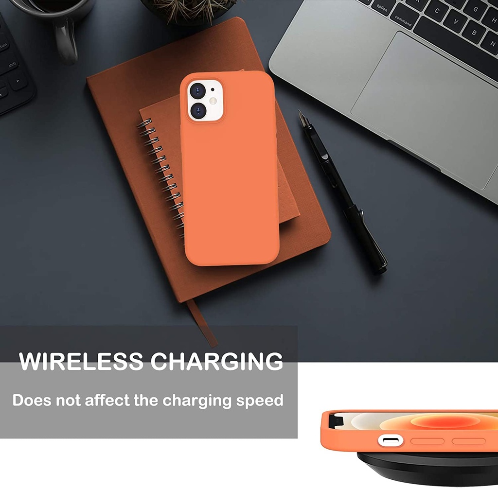 DEVIA carcasa NATURE iphone 13 PRO MAX NARANJA