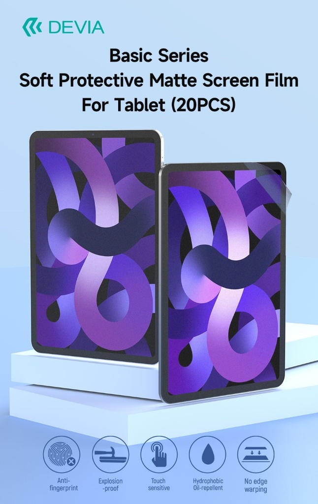 DEVIA PACK 20 LAMINAS BASIC HIDROGEL TABLET