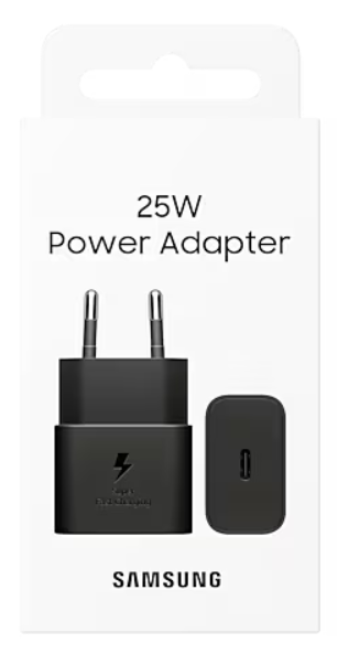 SAMSUNG CARGADOR USB-C 25W GAN NEGRO