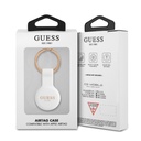 GUESS funda silicona AIRTAG CLASSIC BLANCO